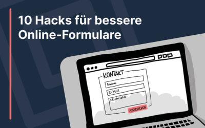 12 + 3 Hacks für bessere Online-Formulare